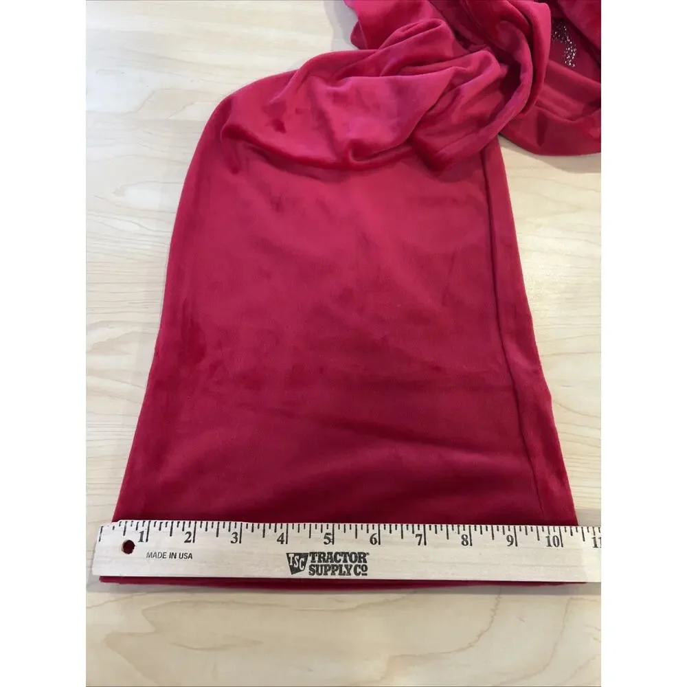 JUICY COUTURE NWT Velour Tracksuit Bling OG Hoodie & Pant's Color Flash Sz Large